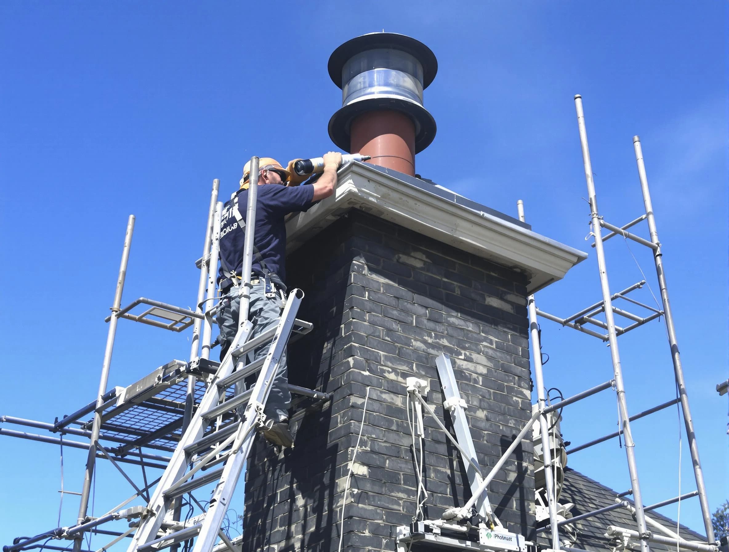 Sturdy chimney crown finished by Morris Chimney Sweep in Morris, NJ