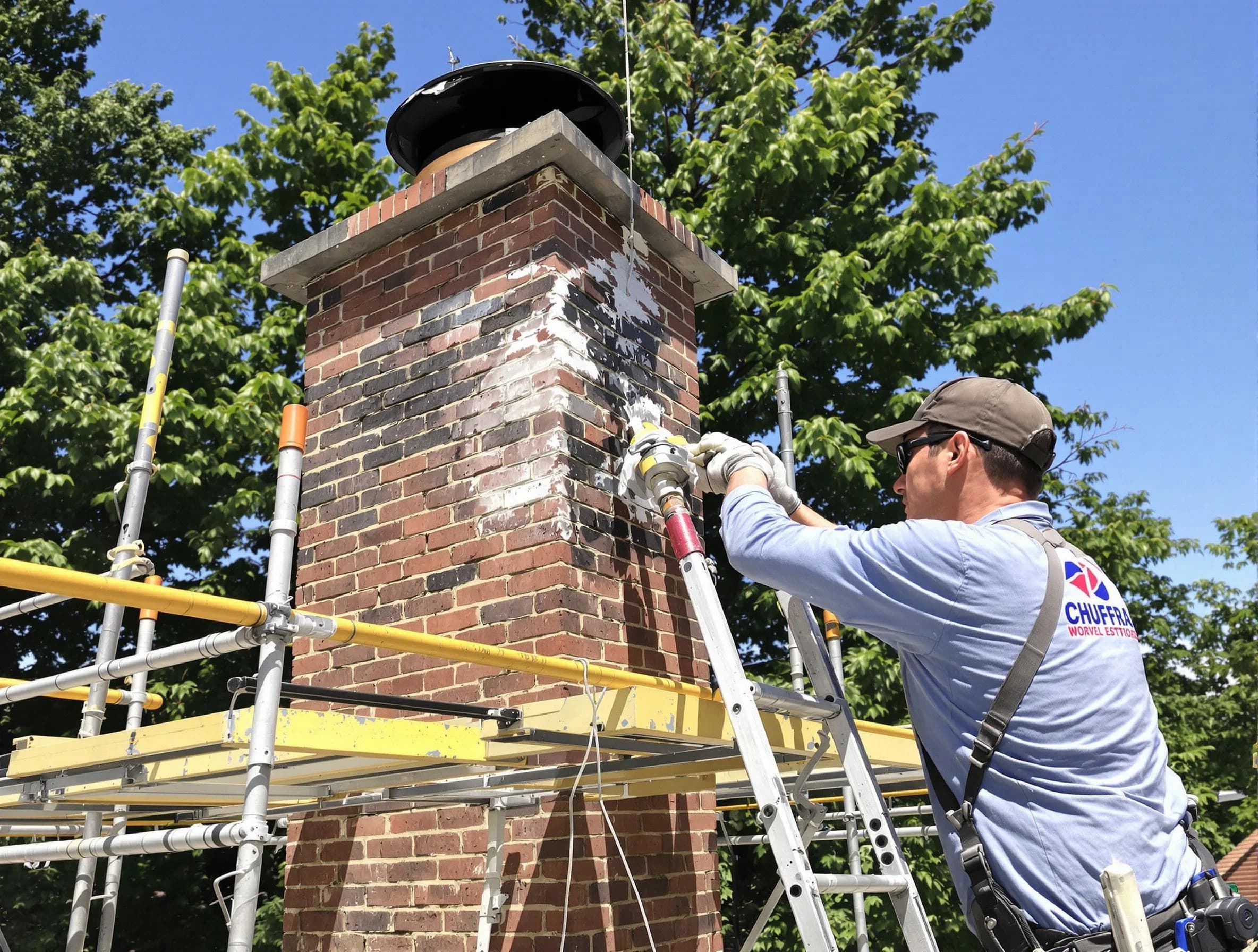 Structural chimney repair by Morris Chimney Sweep in Morris, NJ