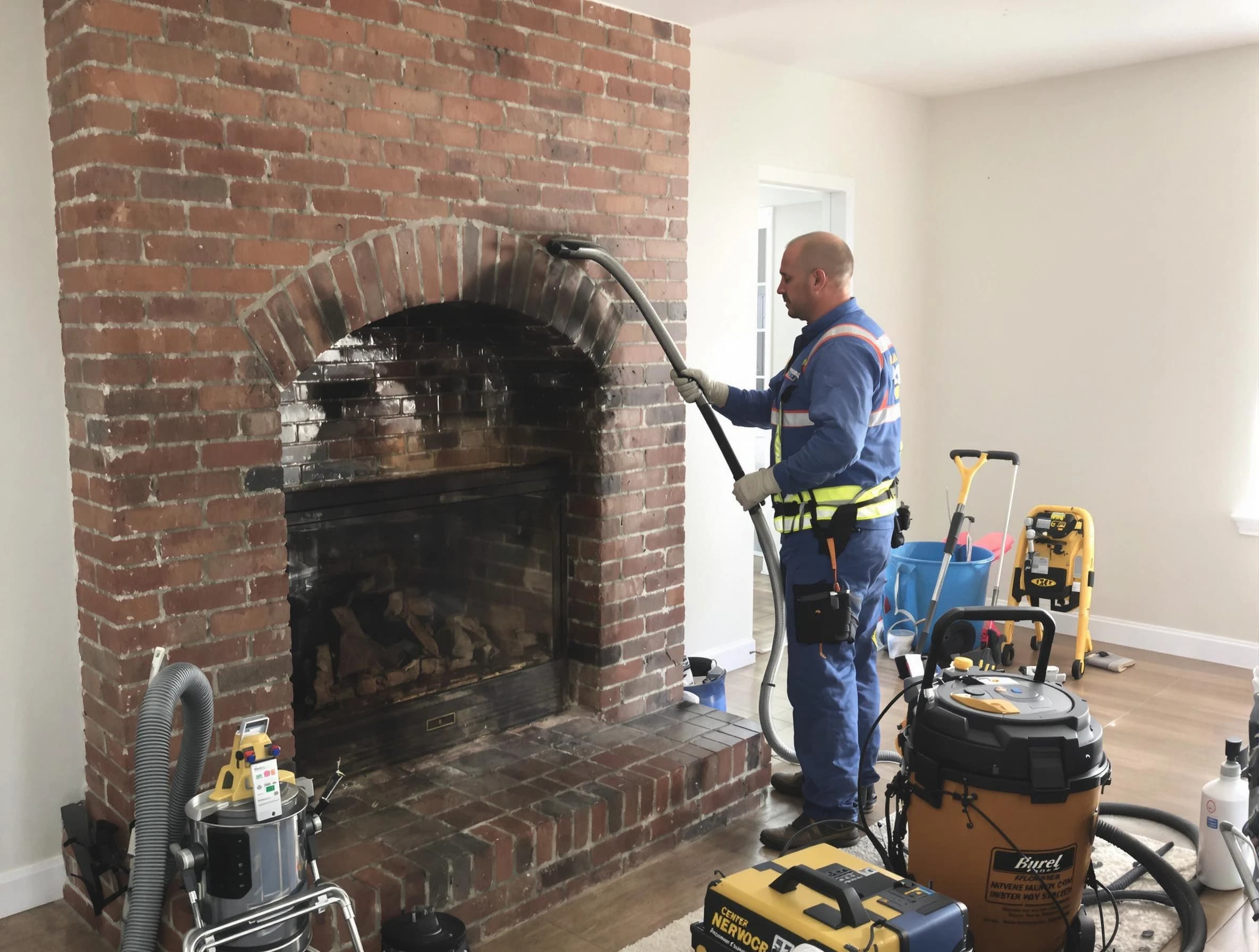Morris Chimney Sweep expert performing detailed chimney sweep in Morris, NJ