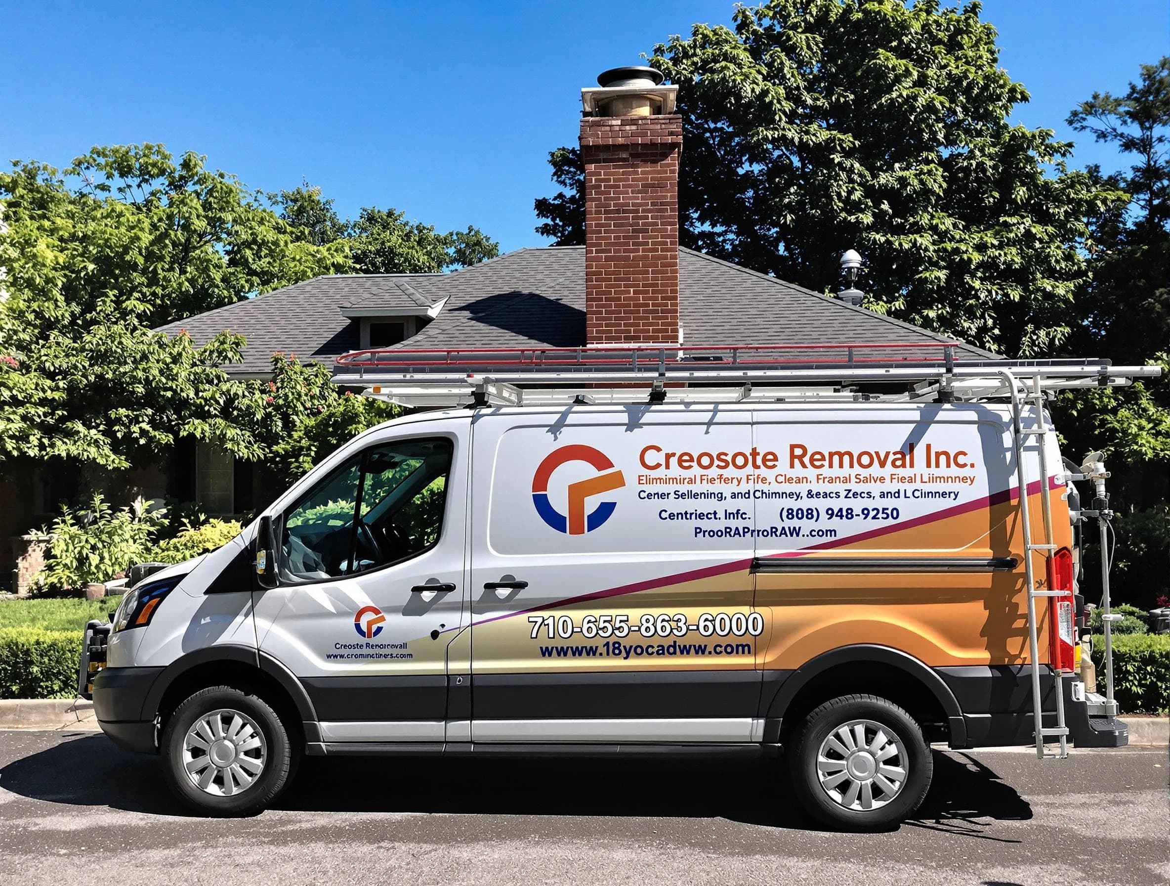 Morris Chimney Sweep technician removing creosote safely in Morris, NJ