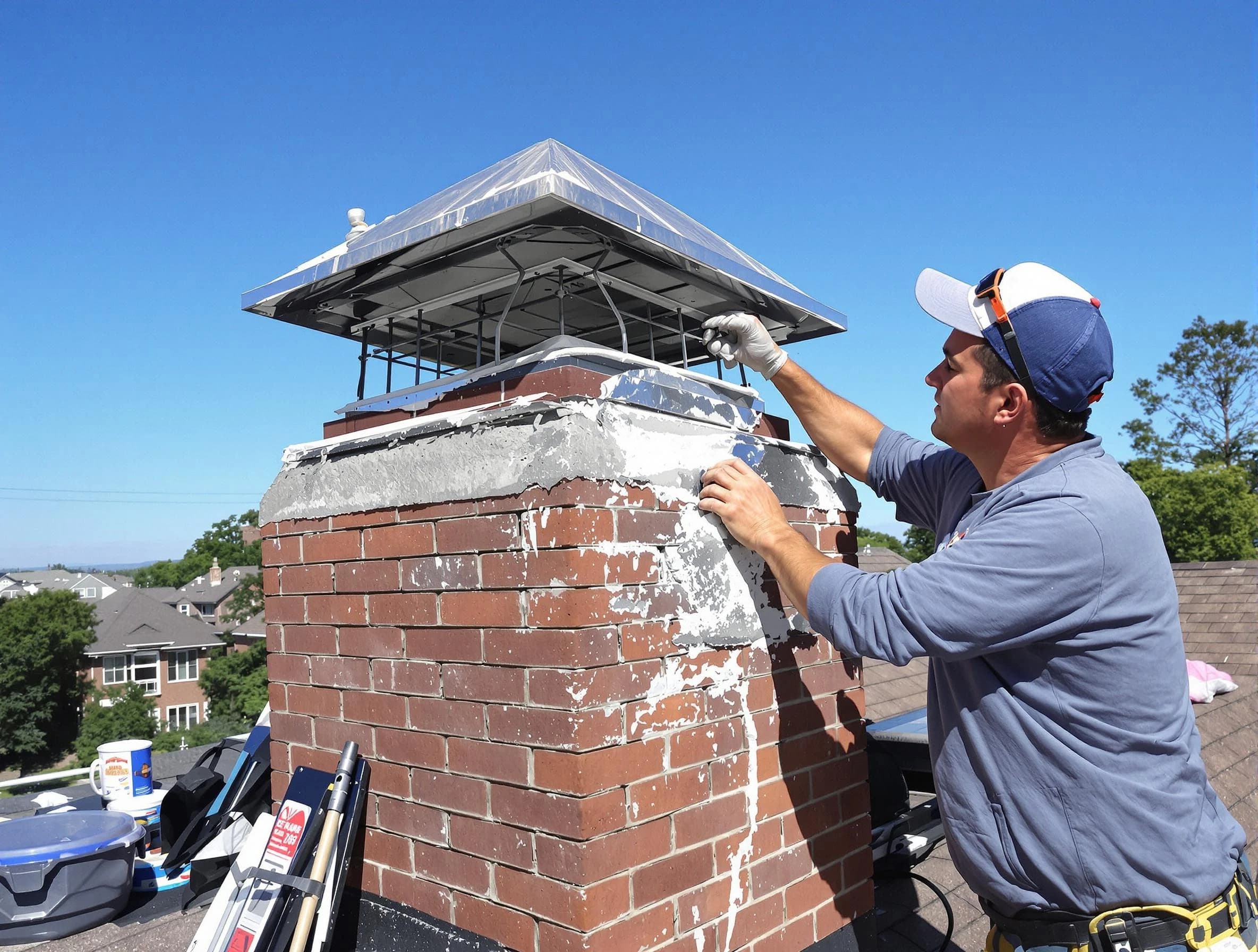 Chimney Crown Services service in Morris, NJ