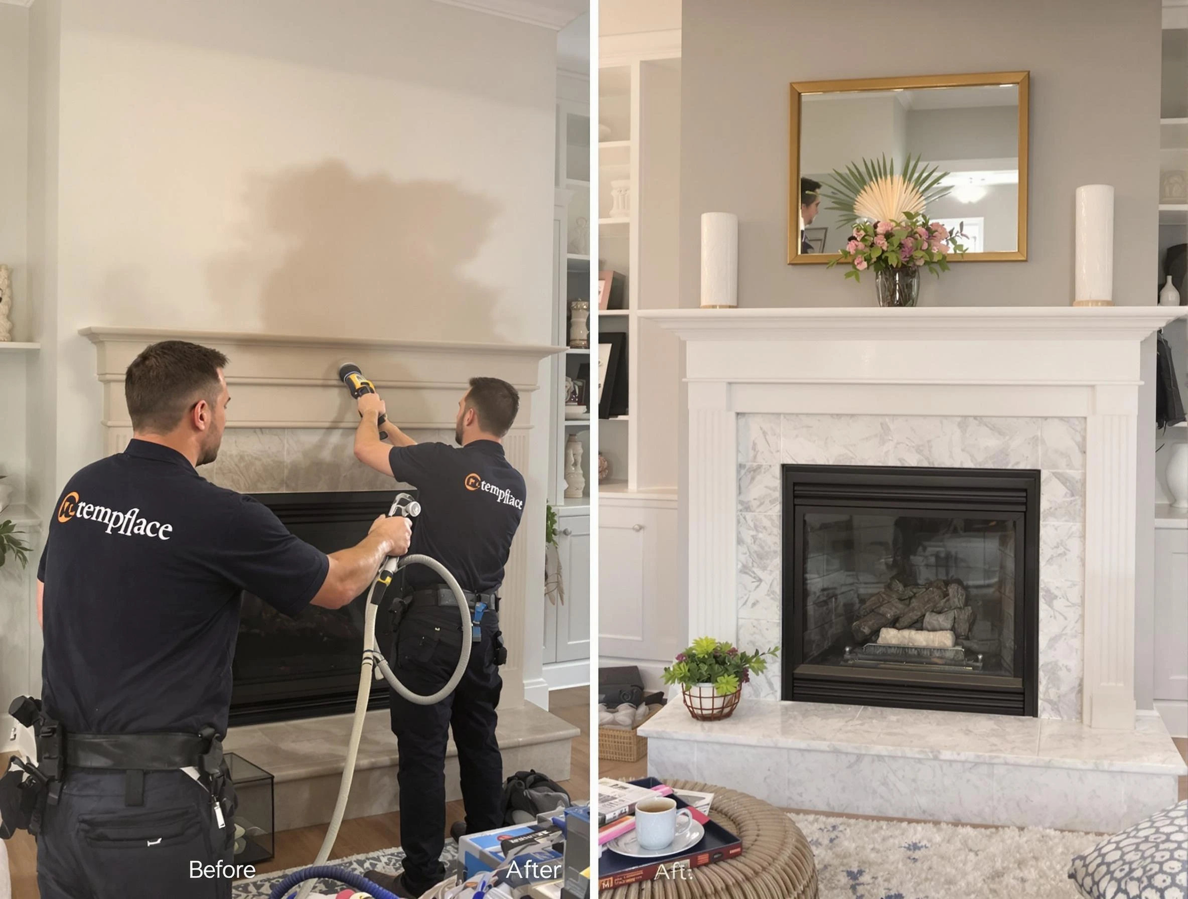 Professional soot removal by Morris Chimney Sweep team in Morris, NJ